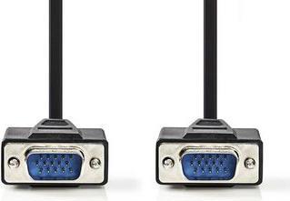 Produktbild Nedis VGA-Kabel VGA Stecker VGA Stecker Vernickelt Maximale Auflösung: 1280x768 20.0 m rund ABS Schw (20 m, VGA)
