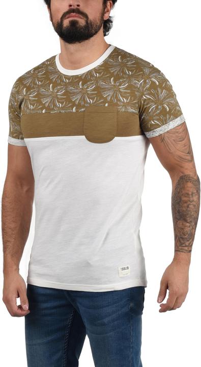 Immagine prodotto Solid Florian T-Shirt Con Disegno Maglietta A Manica Corta Da Uomo Con Girocollo In Cotone 100% (L)