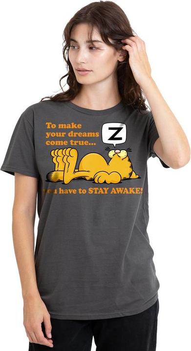 Immagine prodotto Garfield Stay Awake Maglietta Adulto Unisex (L)