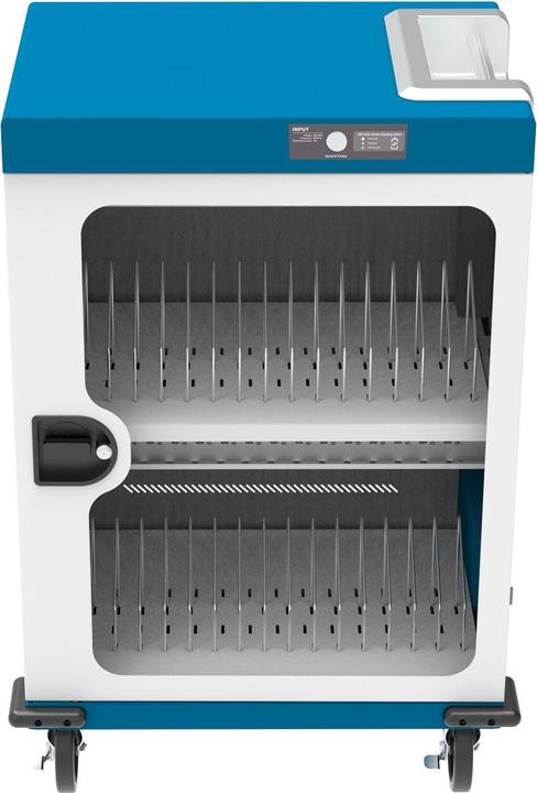 Actual product image Good Connections GC charging trolley for 32 devices, USB-C, 18W per port, PD 3.0, QC 3.0, white/blue (700 W)