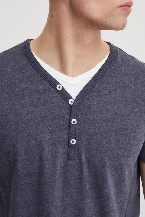 Immagine prodotto Solid Dorian T-Shirt A Maniche Corte Maglietta Da Uomo Con Collo Grandad (XXL)
