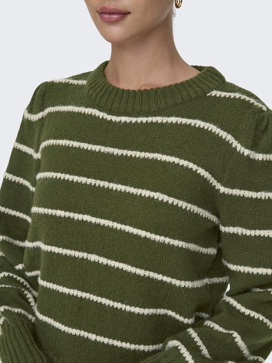 Produktbild JdY Normal geschnitten Hoch geschlossen Lange Bündchen Puffärmel Pullover Strickpullover (XL)