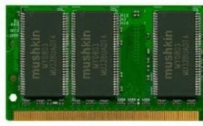 Actual product image Mushkin 512 MB PC2100 DDR SODIMM, 0.5 GB, 1 x 0.5 GB, DDR, 266 MHz, Green