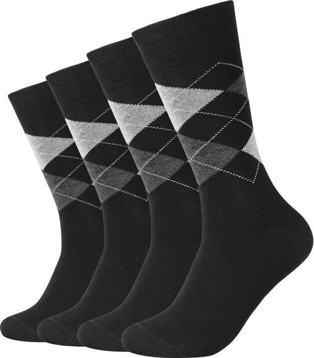 Produktbild Camano Men ca-soft classic argyle Socken 4p (4er Pack, 43, 46)