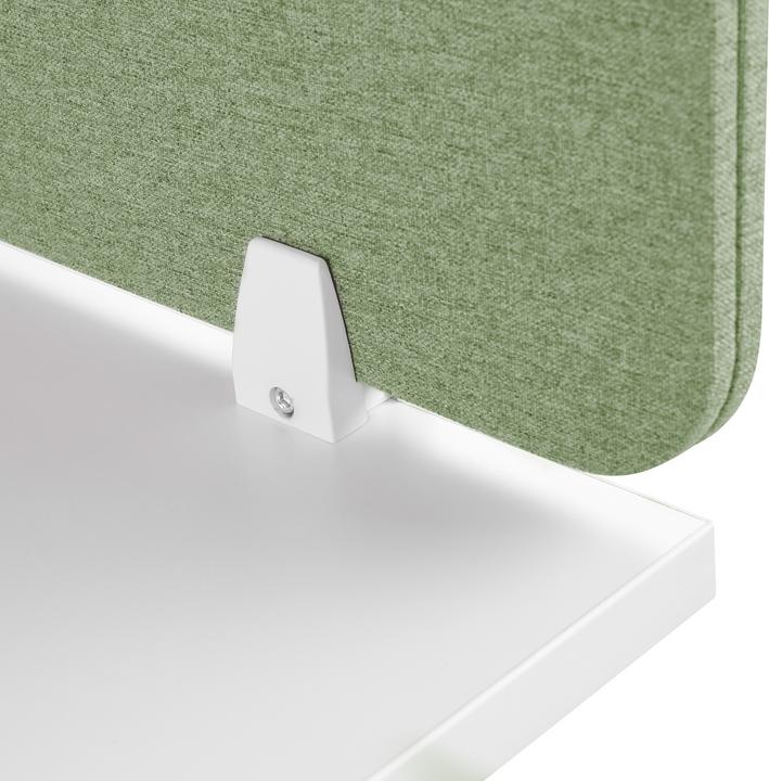 Image du produit Beliani Cloison de bureau vert clair 180 x 40 cm WALLY