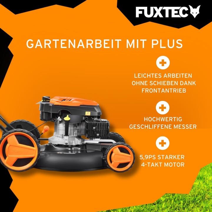 Immagine prodotto Fuxtec Tosaerba a benzina FX-RM51SA96 Tosaerba mulching con trazione (Benzina)