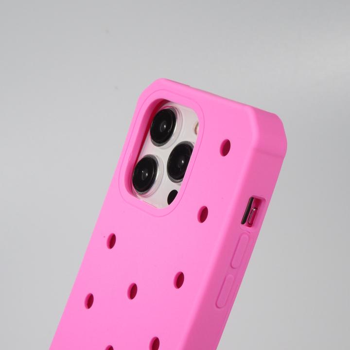Actual product image PhoneLook Cover Thick silicone cover with holes for stick-on stickers (Apple iPhone 14 Pro)
