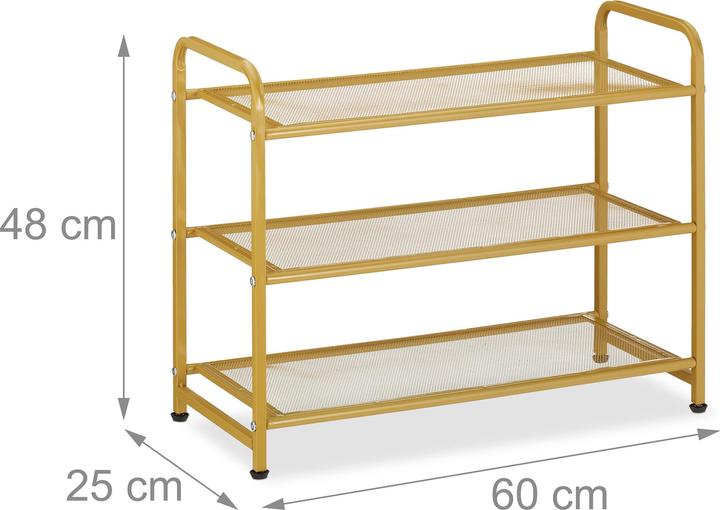 Actual product image Relaxdays Shoe rack (60 x 25 x 48 cm)