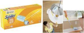 Produktbild Swiffer Staubmagnet XXL im Starterset, bestehend aus: 1 Teleskopstab und 2 Staubtüchern, Stab bis zu 90 cm (1 Stk.)