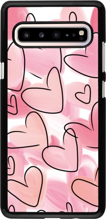 Actual product image PhoneLook Cover Easter 2023 pink hearts (Samsung Galaxy S10 5G)