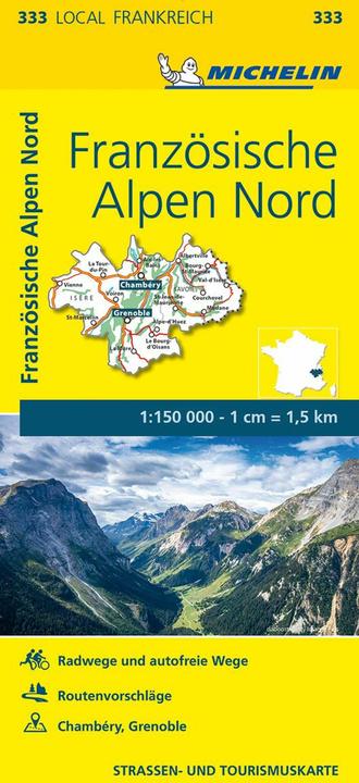 Actual product image Michelin Ka.0333 French Alps North
