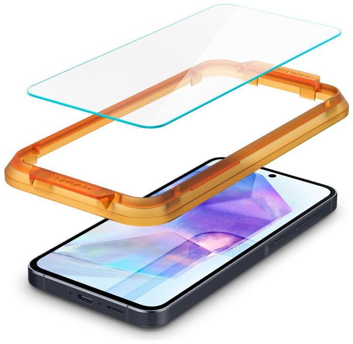 Produktbild Spigen ALM Glas.Tr Sam A55 5G 2szt. szkło hartowane AGL07775 (2 Stück, Samsung Galaxy A55)