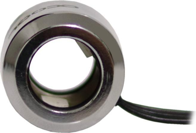 Actual product image Alphacool Aurora HardTube LED Ring 13mm Chrome - Digital RGB
