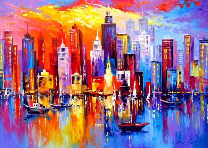 Produktbild Enjoy Puzzle ENJOY-1705 - Evening New York, Puzzle, 1000 Teile (1000 Teile)