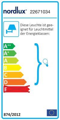Energy Label Nordlux Luxembourg (E27)
