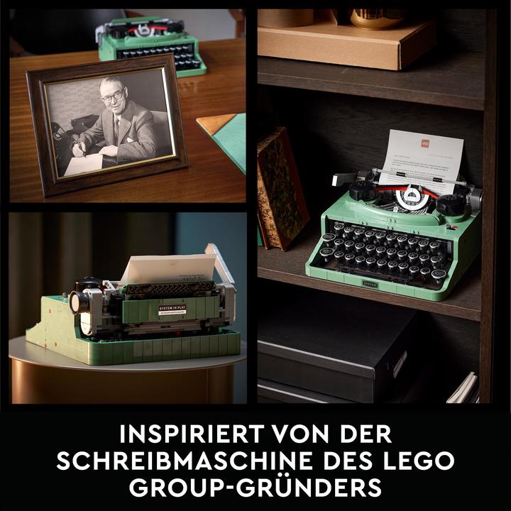 Produktbild LEGO Schreibmaschine (21327, LEGO Ideas, LEGO Seltene Sets)
