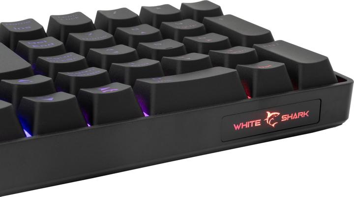 Actual product image White Shark Shark Gaming membrane Keyboard GLADIUS, US Layout, Black (GK-001114) (US, Cable)