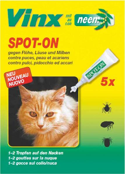 Immagine prodotto Vinx Bio Spot On gatto neem (Gatto, 5 ml)