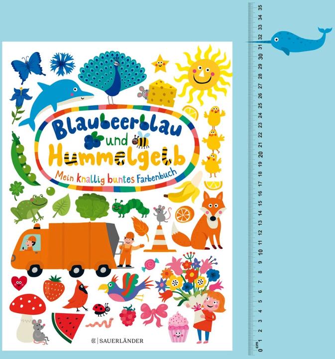 Produktbild Blaubeerblau und Hummelgelb Mein knallig buntes Farbenbuch (Deutsch)