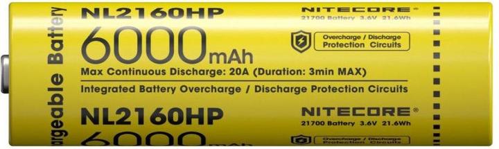 Produktbild Nitecore NL2160HP (1 Stk., 21700, 6000 mAh)