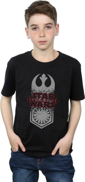 Actual product image Star Wars Boys The Last Jedi Symbol Crash T-Shirt (152, 158)