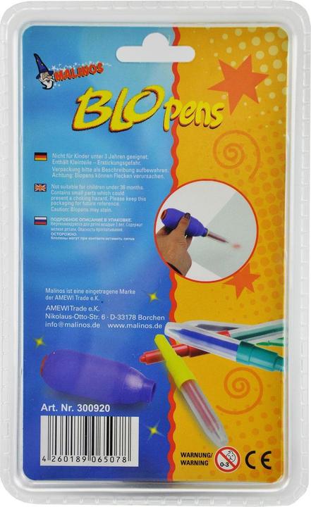 Actual product image Malinos Blopens hand pump (Violet, 1 x)