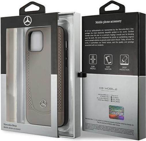 Produktbild Mercedes MEHCP12LARMBR iPhone 12 Pro Max 6.7-inch brown hard case Urban Line (Apple iPhone 12 Pro Max)