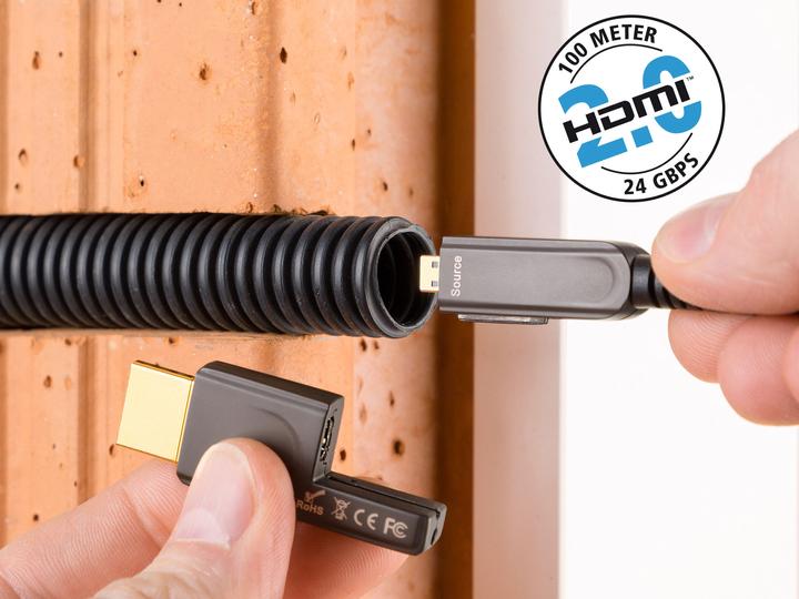 Produktbild Inakustik Profi LWL mit Adapter (70 m, HDMI)