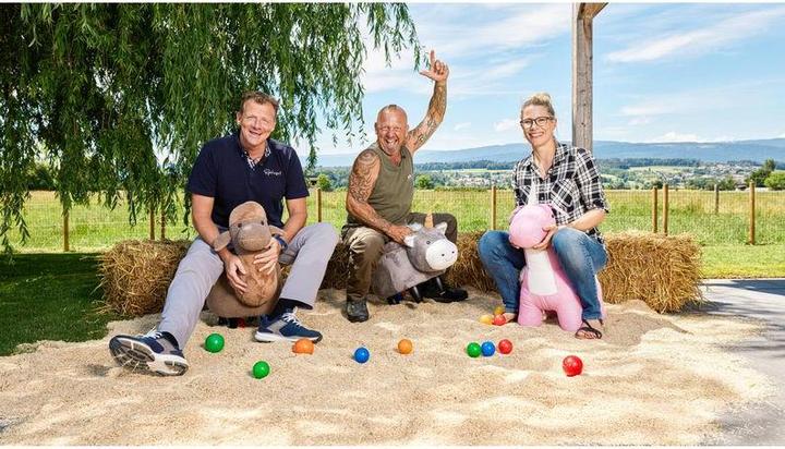 Immagine prodotto Zoosy Sgabello per bambini Mucca Bruna Marrone (Poltrona per bambini)