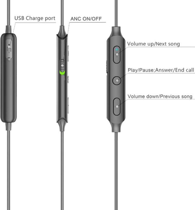 Actual product image Denver BEN-151 (ANC, 6 h, Wireless)
