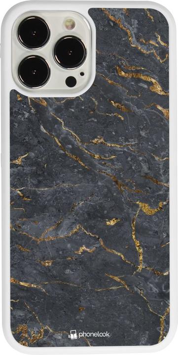 Actual product image PhoneLook Cover Silicone white Grey Gold Marble (Apple iPhone 13 Pro Max)
