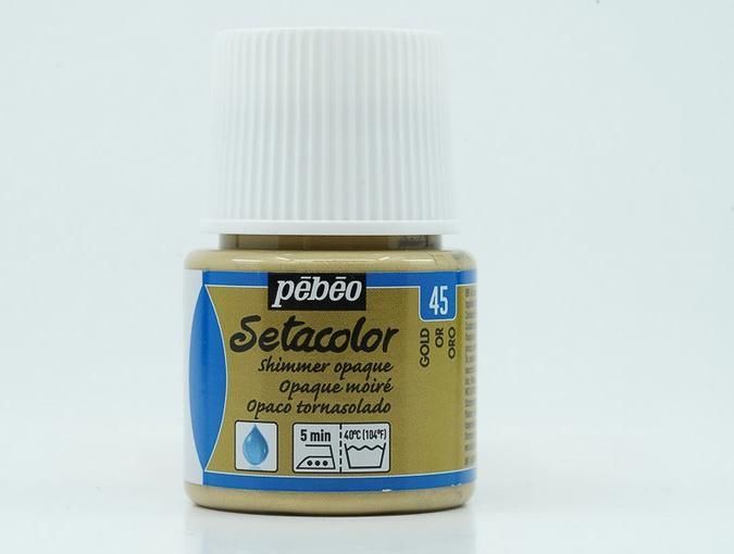 Image du produit Pebeo Setacolor opaque (Or scintillant, 45 ml)