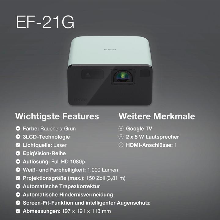 Produktbild Epson EF-21G (Full HD, 1000 lm)