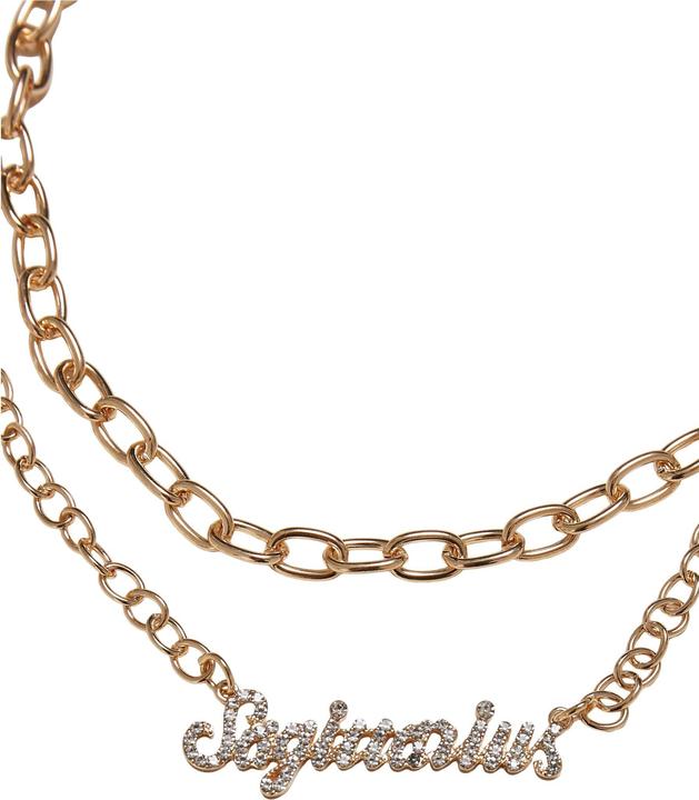 Produktbild Urban Classics Diamond Zodiac Golden Necklace (Eisen, Zink)