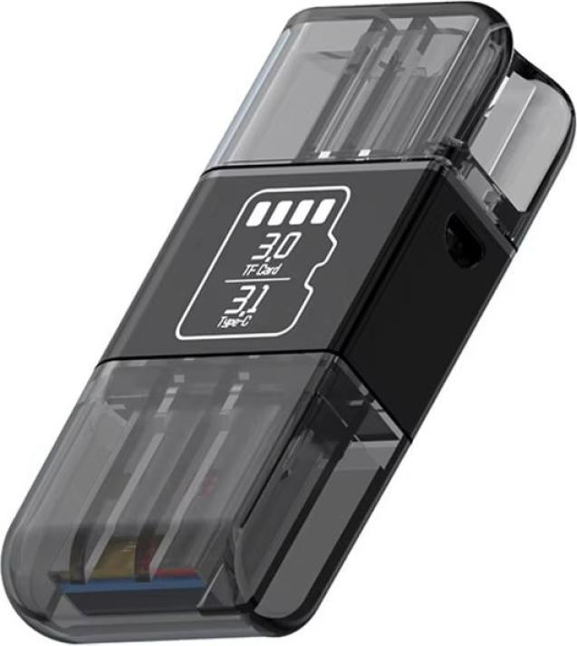 PowerGuard Adattatore per file fotografici da USB-C USB-A OTG a lettore di schede MicroSD (USB, Micro USB, USB-C)