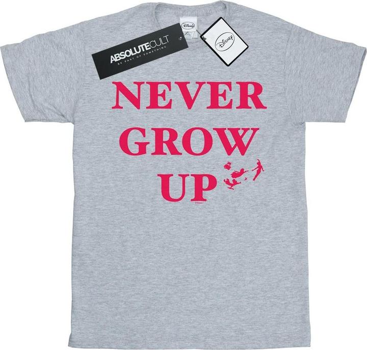 Immagine prodotto Disney Peter Pan Never Grow Up Maglietta Ampia Donna (XXL)