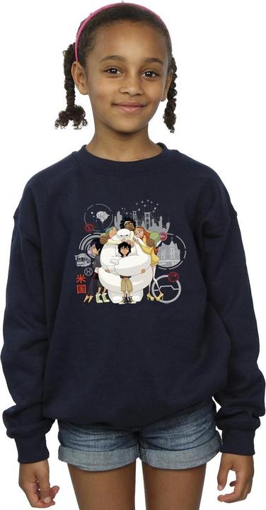 Image du produit Disney - Sweat BIG HERO BAYMAX GROUP HUG - Fille (140, 146)