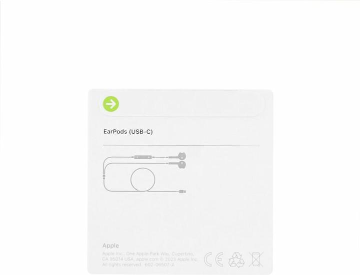 Image du produit Apple EarPods (USB-C) (pas de réduction du bruit, Filaire)
