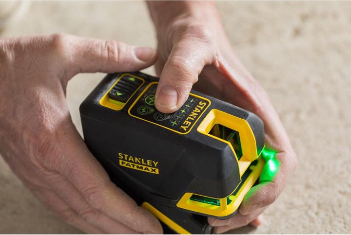 Actual product image Stanley Line and 5 point laser FM Li-Ion green