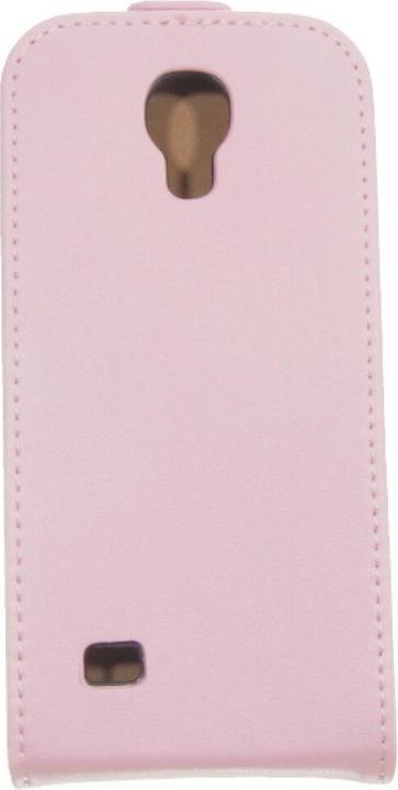 Actual product image OEM Slim leather Flip Case Galaxy S4 mini - Pink (Samsung Galaxy S4 Mini I9195, Samsung Galaxy S4 Zoom)