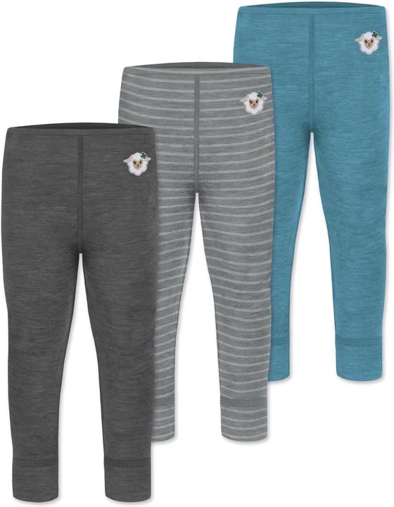 Normani 3er Pack Baby Merino Hose Unterhose „Tihoi" - 9509