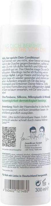 Actual product image Jean & Len Care Conditioner Jojoba and Apple (300 ml)