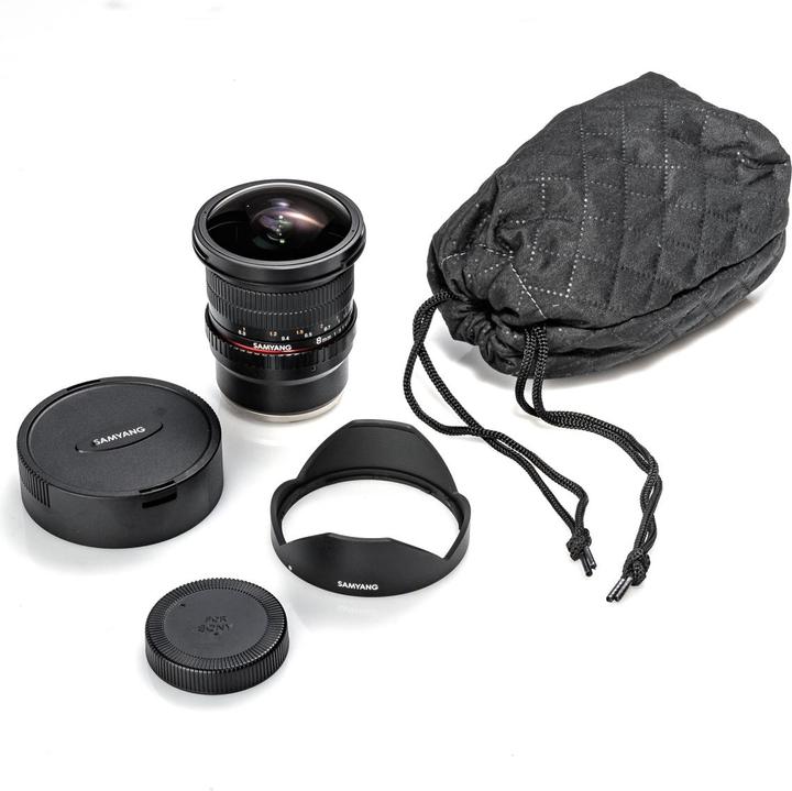 Produktbild Samyang 8mm f/3.5 Asph IF MC Fisheye CSII DH - Sony E (Sony E, APS-C / DX)