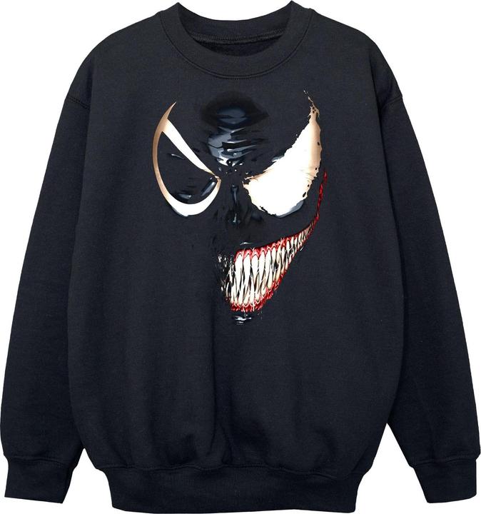 Actual product image Boys Venom Split Face Sweatshirt (116)