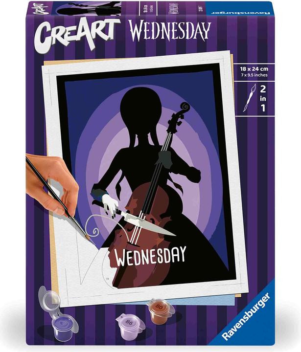 Immagine prodotto Ravensburger CreArt - Pittura con i numeri 23889 - Mercoledì - da 12 anni