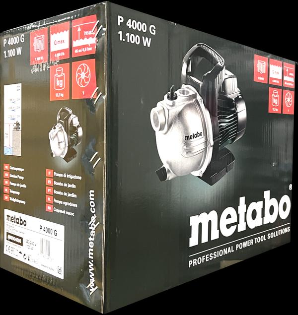 Produktbild Metabo P 4000 G Gartenpumpe Bewässerungspumpe (Gartenpumpe)