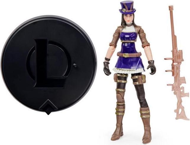 Actual product image Spin Master League of Legends action figures (Vi, Caitlyn, Ekko, Heimerdinger and exclusive Jinx)