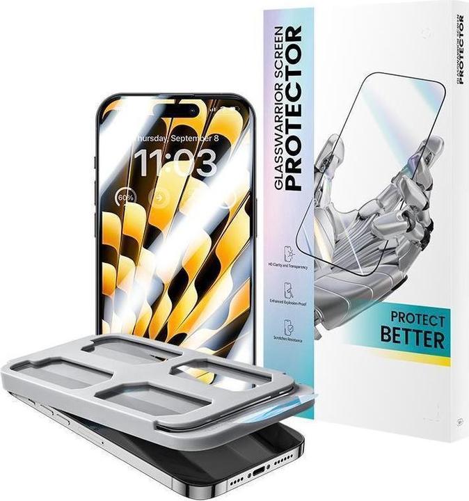 Immagine prodotto Benks Vetro iPhone 15 Warrior Antiproiettile 0,4 mm (1 Pezzo/i, Apple iPhone 15)