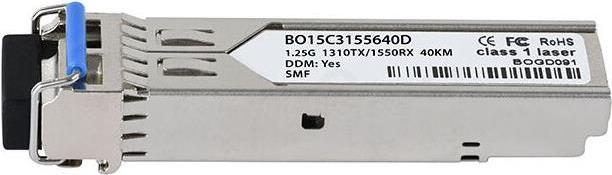 Immagine prodotto BlueOptics Ricetrasmettitore SFP compatibile RAD SFP-23AED BO15C3155640D, LC-Simplex, 1000BASE-BX-U, fibra