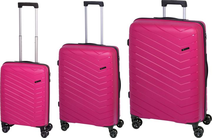 Immagine prodotto Check.In Orlando - Set di 3 carrelli (218 l, Bagaglio a mano (fino a 50 litri), L (90 - 115l), XL (da 115l))